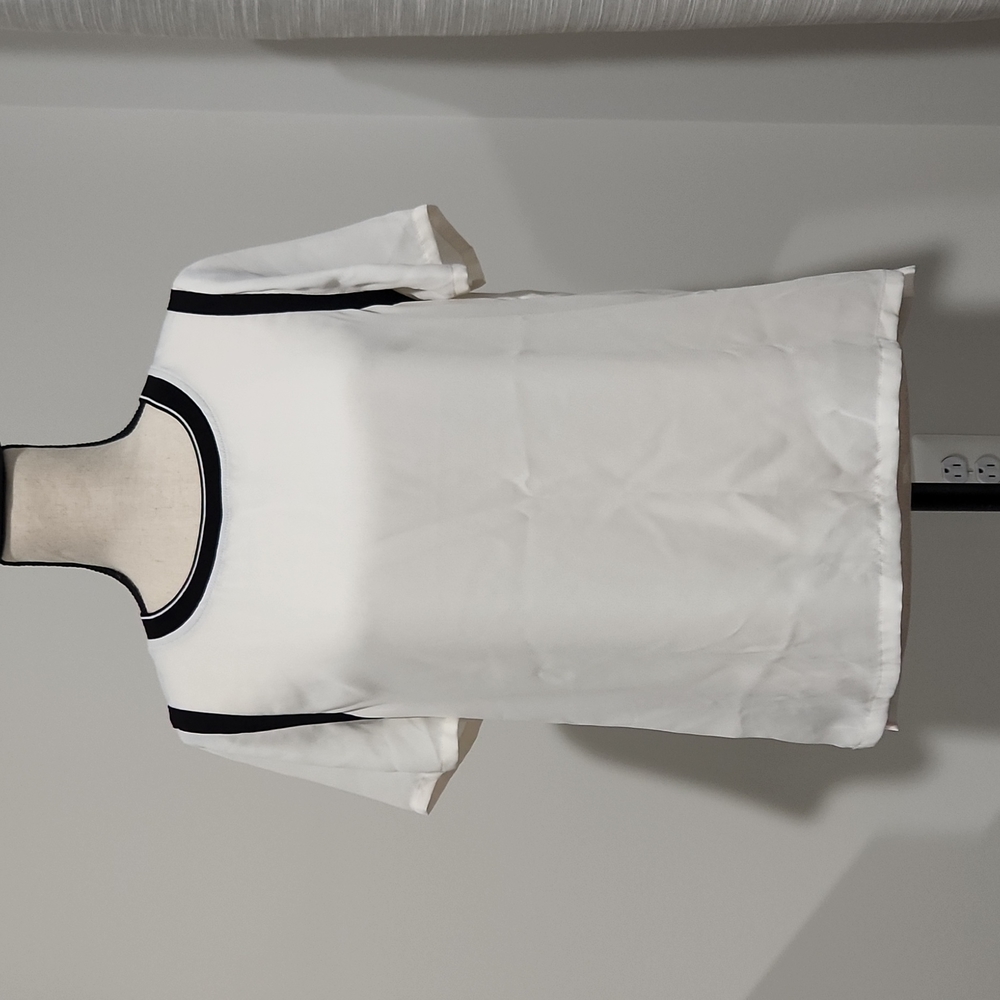 BR Cream and Black Blouse